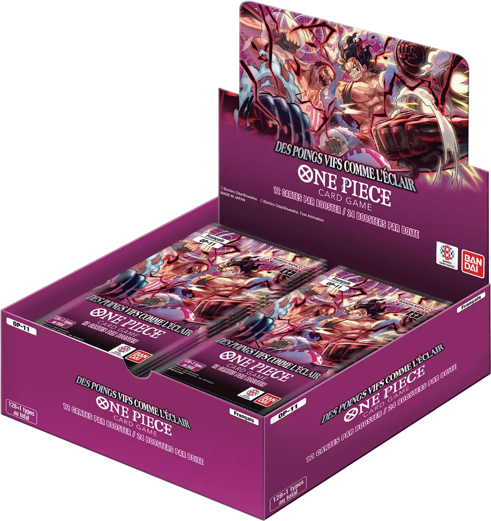 One Piece - Des poings vifs comme l'éclair - Display de 24 boosters [OP11] One Piece